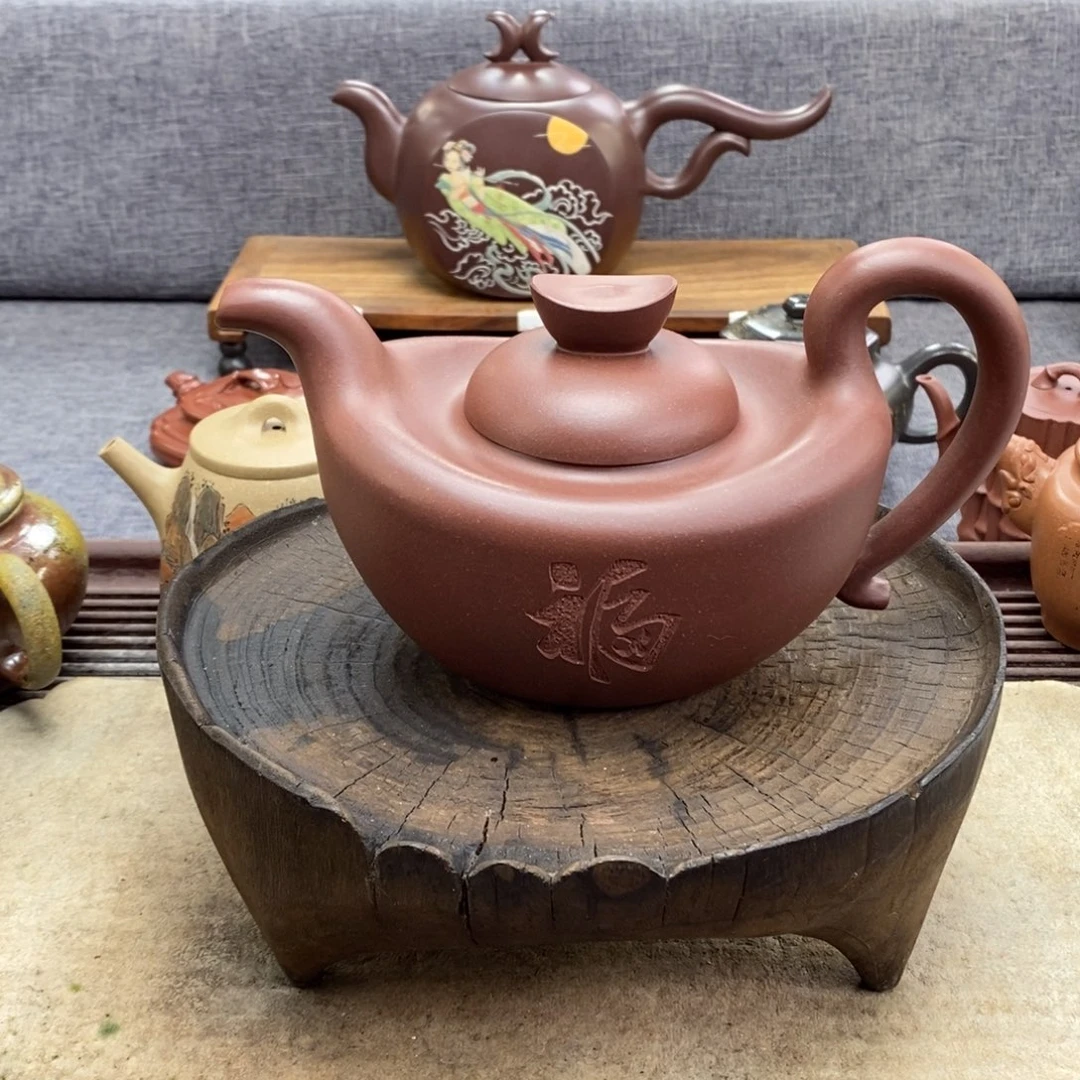紫砂茶壶550容量艺术