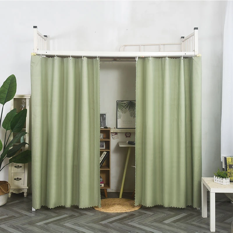 遮光上铺下桌大学生加长床帘下铺寝室帘子宿舍遮挡l帘隐私帘纯色