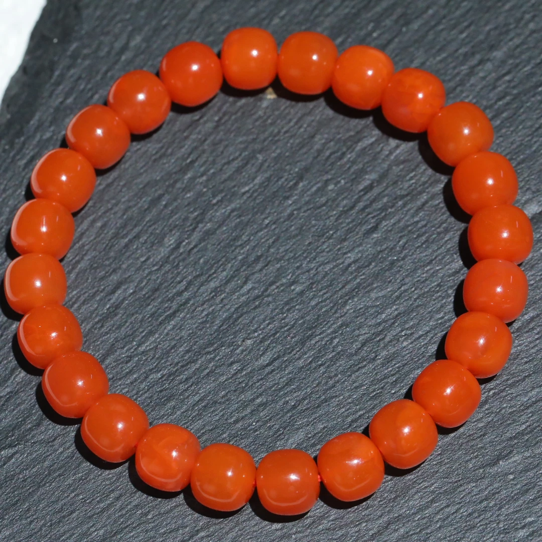 匡式珠宝 保山南红老型手串8mm+BYL-PH119(多样性发货)