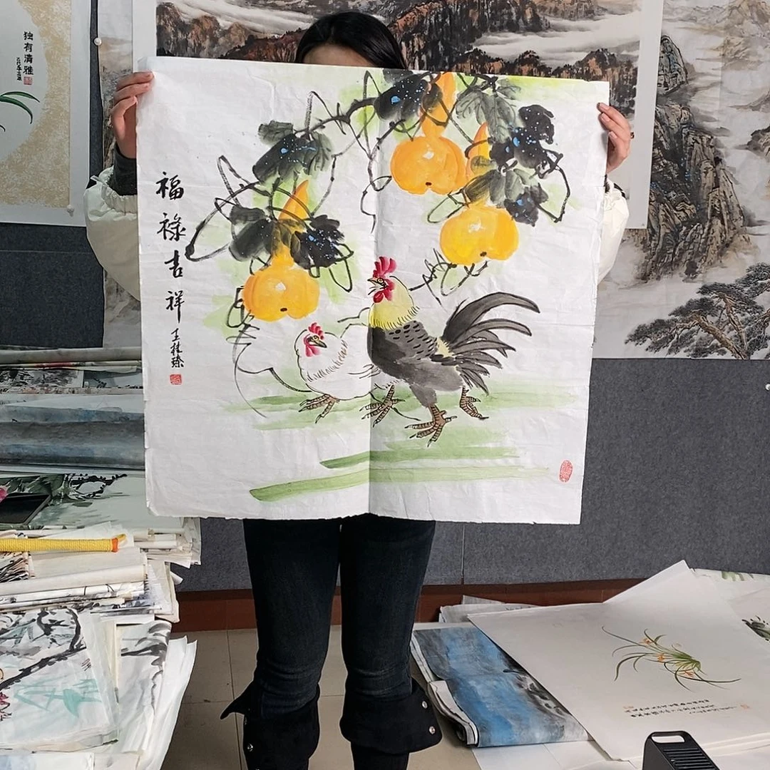 国画手写手绘国画作品49