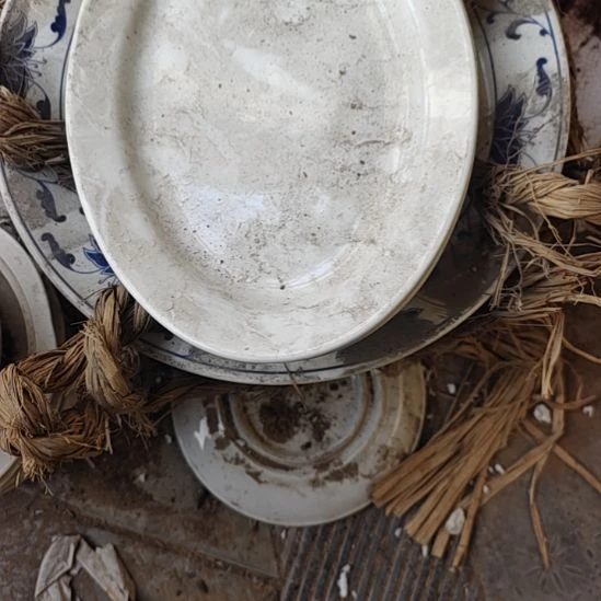 瓷发两个鱼盘，国营四厂库存