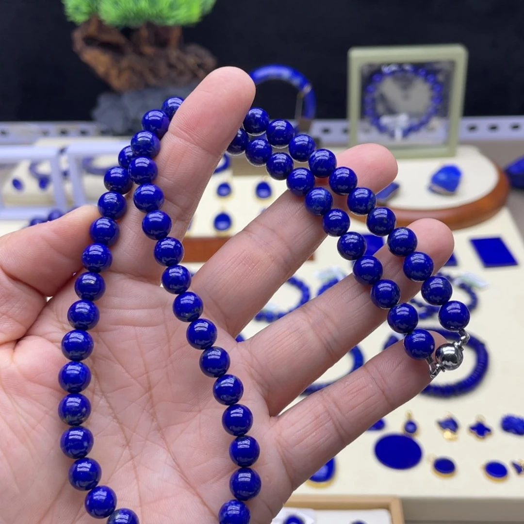 未镶嵌青金石手链7mm项链