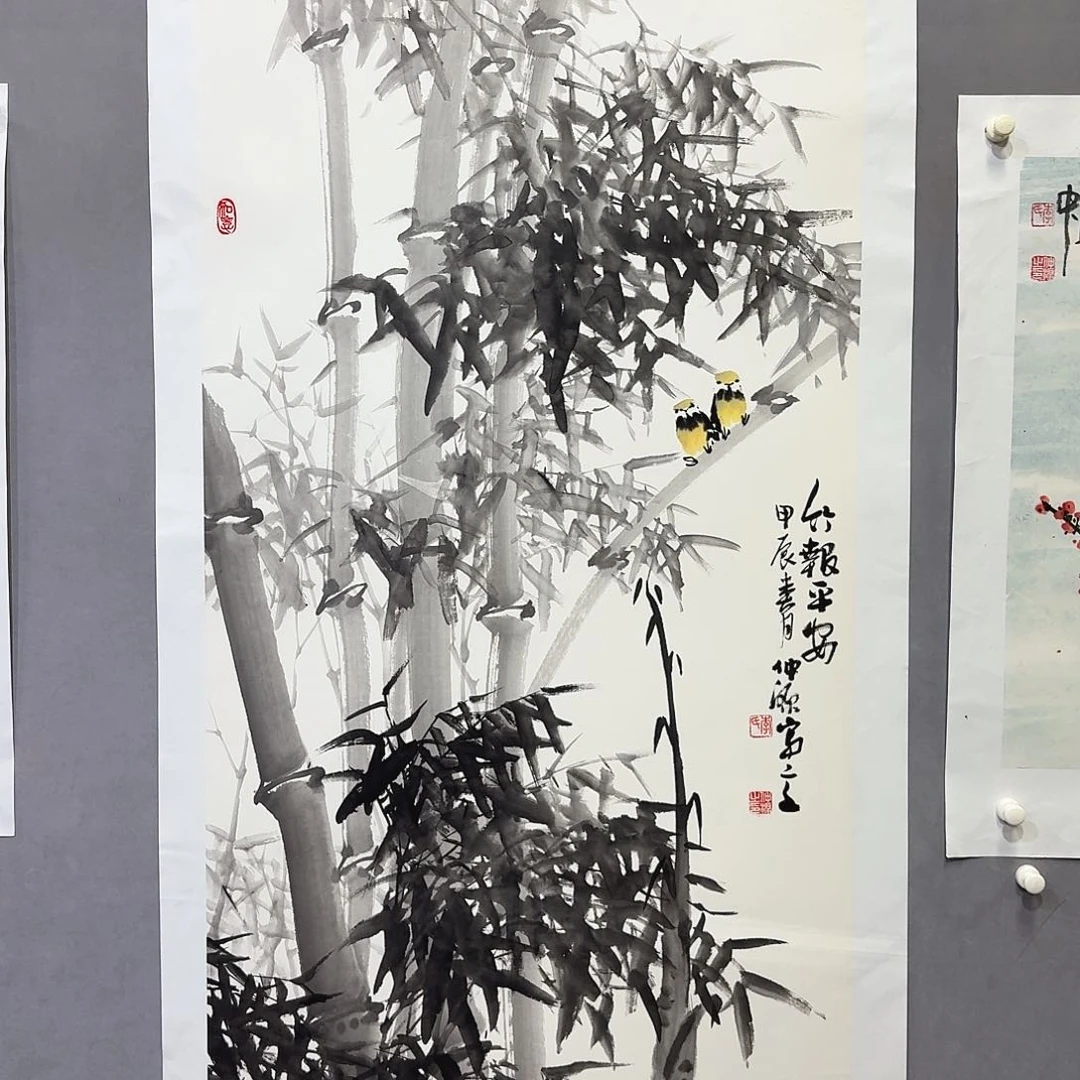 国画亲笔手绘放心去藏