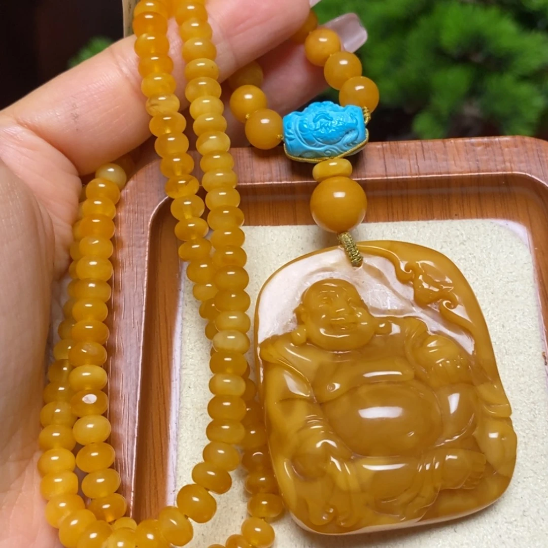 【闪购商品】蜜蜡颈饰未镶嵌项链
