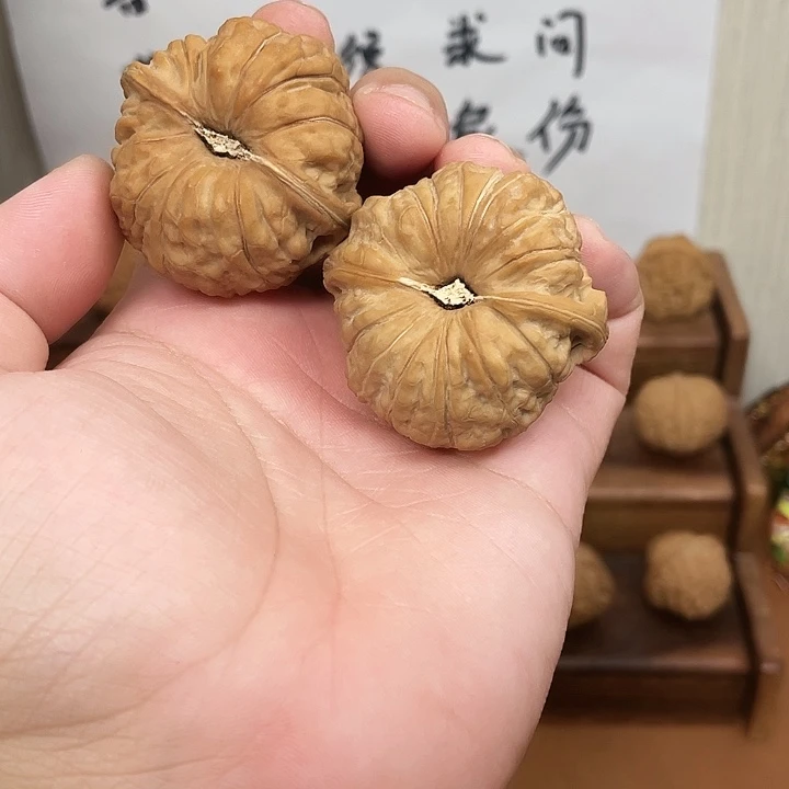 把件文玩核桃南瓜墩