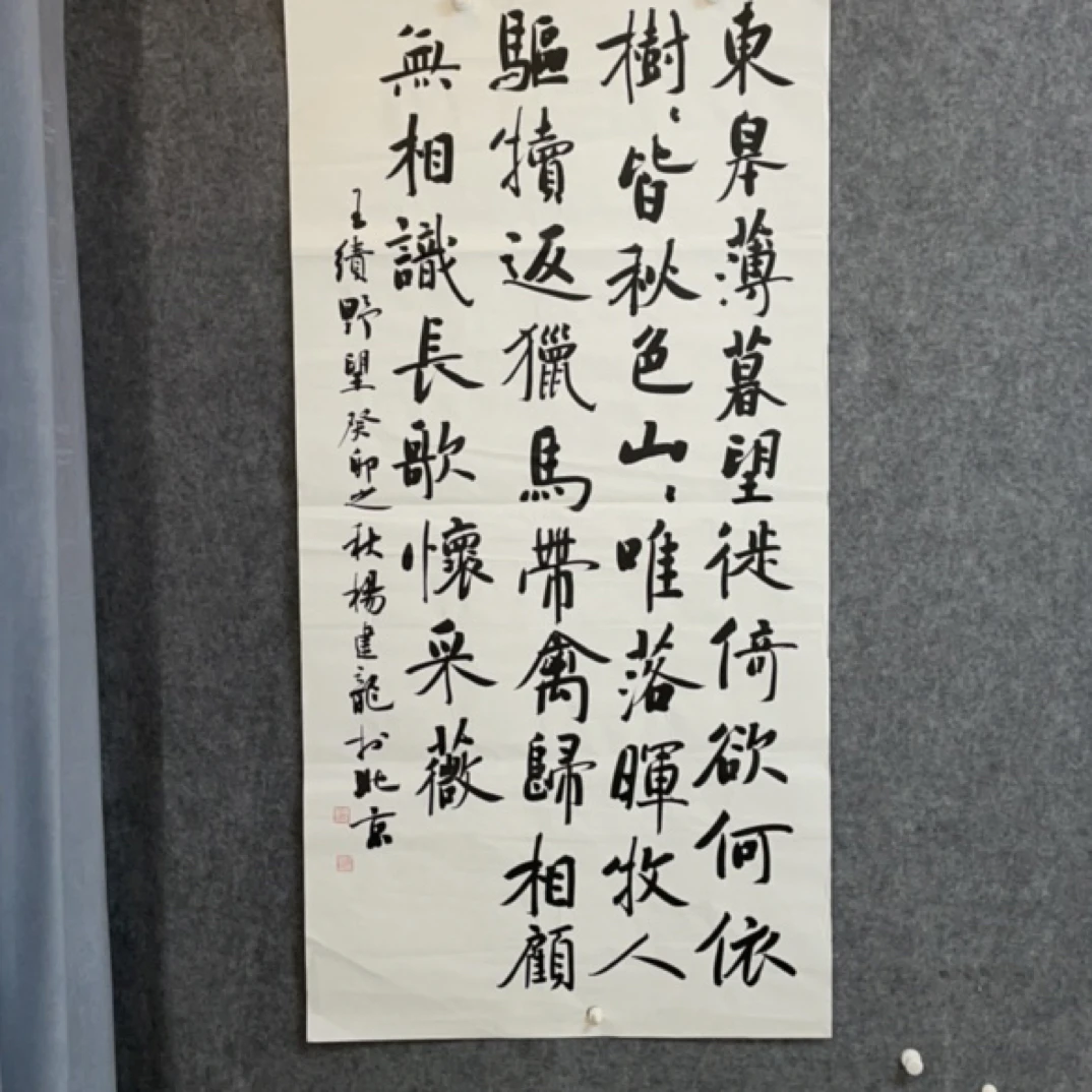 中书杨建龙138×70诗词