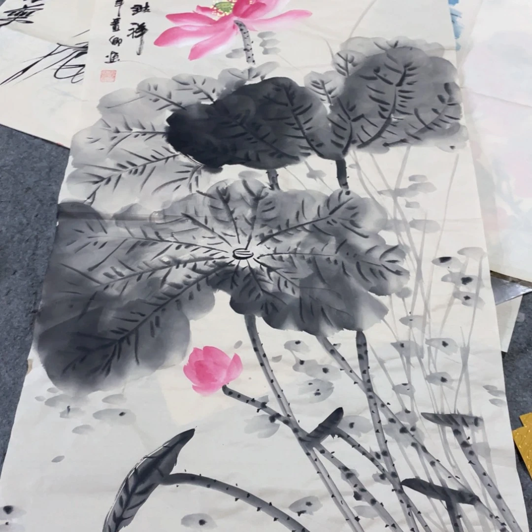 国画国画作品画心一张