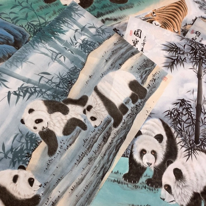 泊***个国画艺术作品欣赏3副