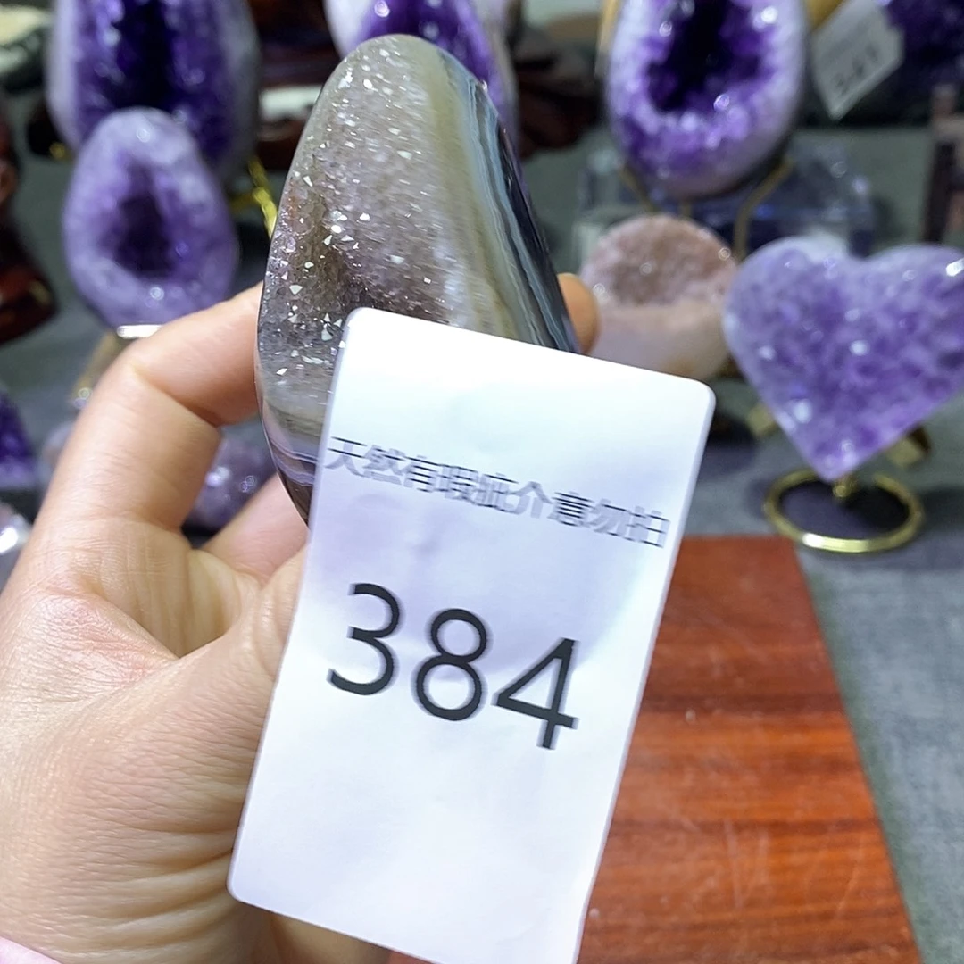 珠宝半成品紫晶未镶嵌