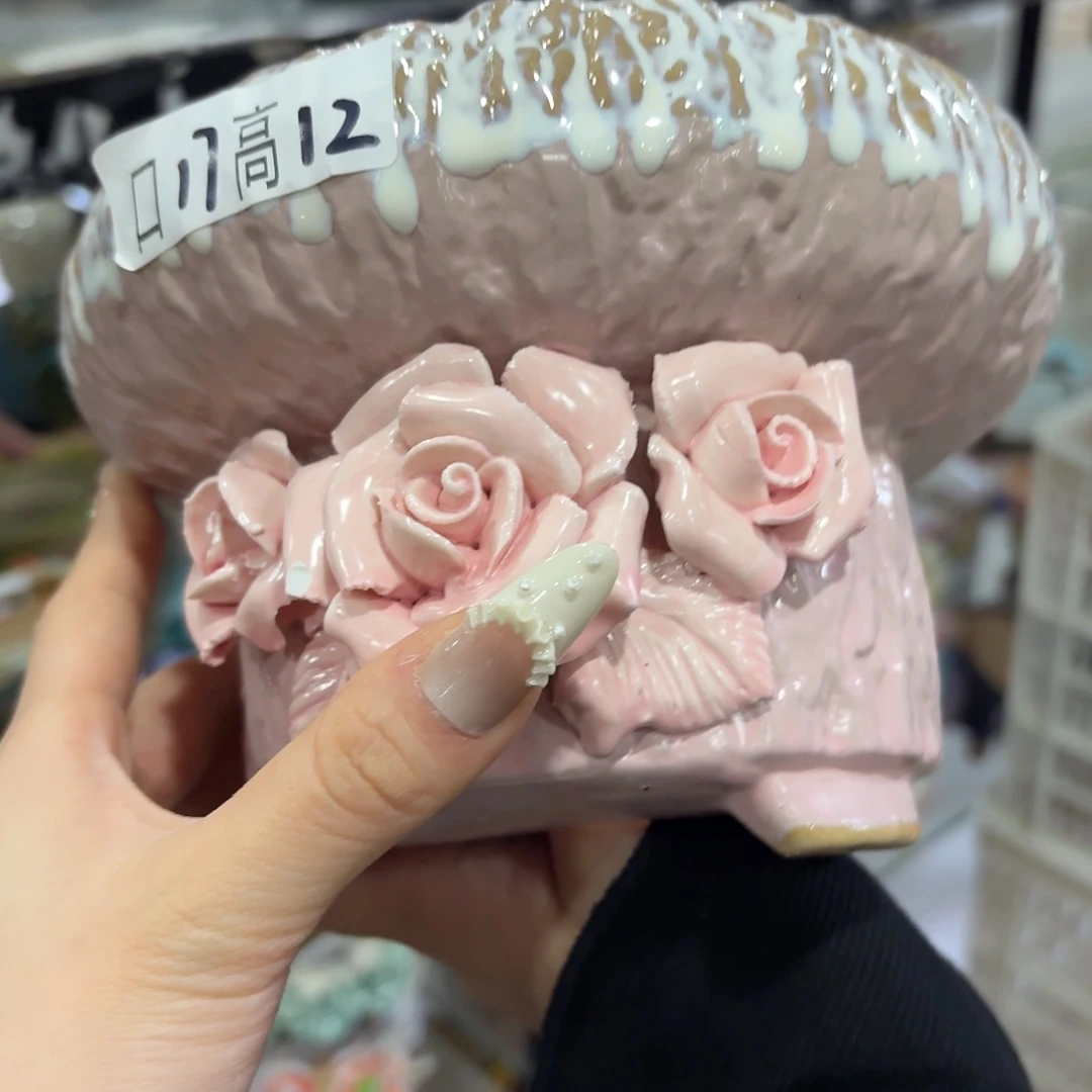 本场直播满百送个盆