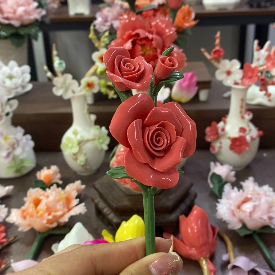 瓷片陶瓷工艺品摆件