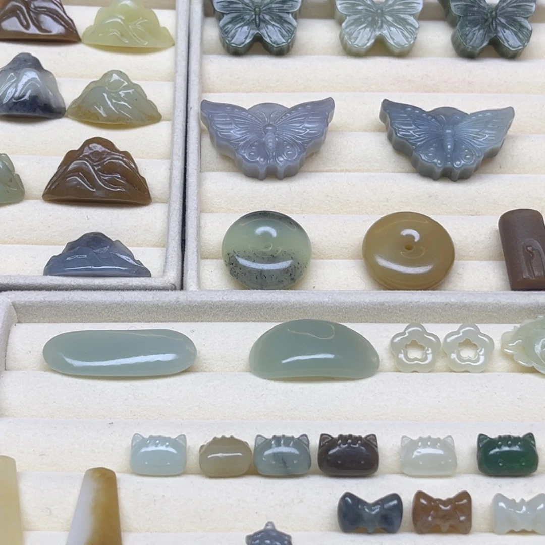 和田玉未镶嵌珠宝半成品