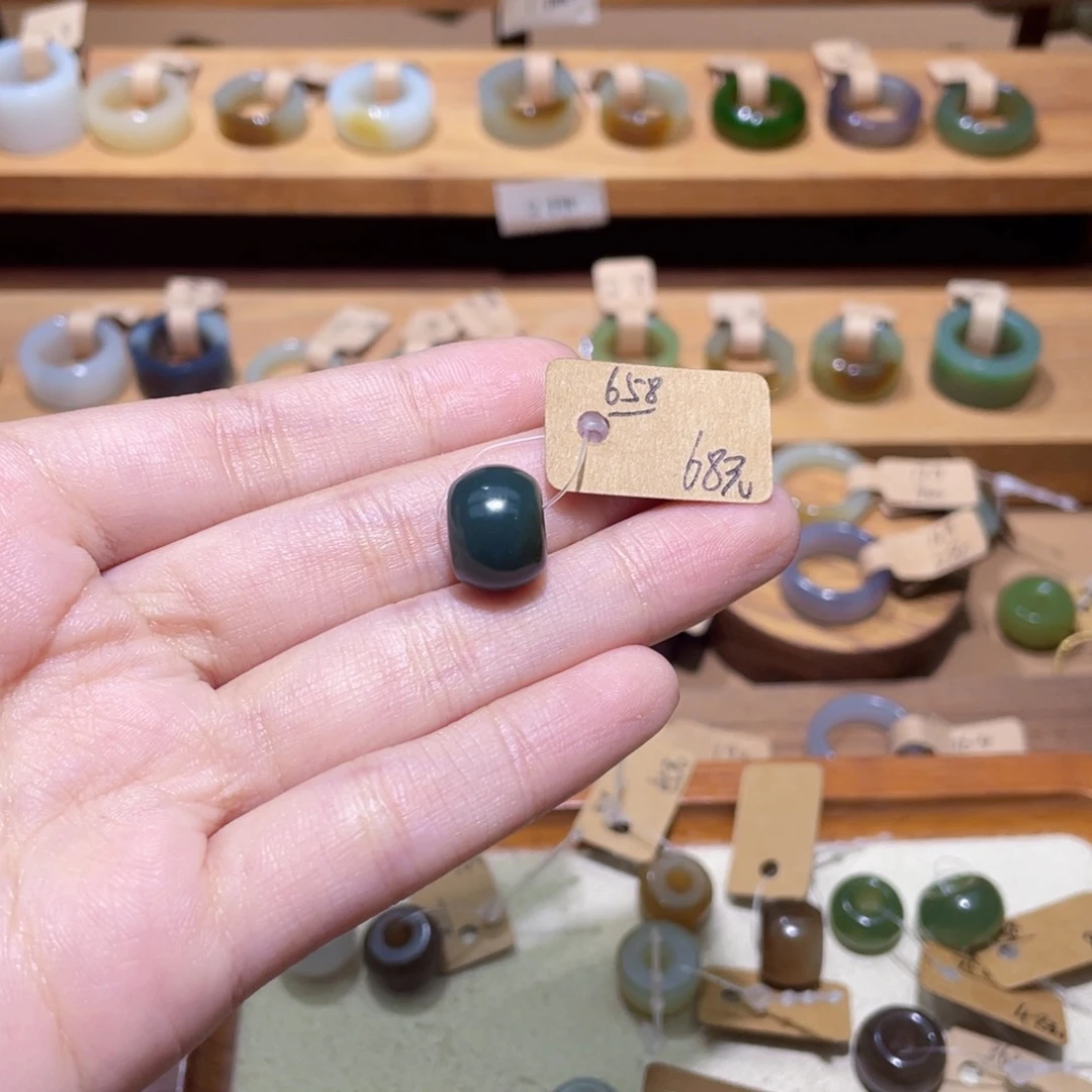 和田玉戒指未镶嵌敏658