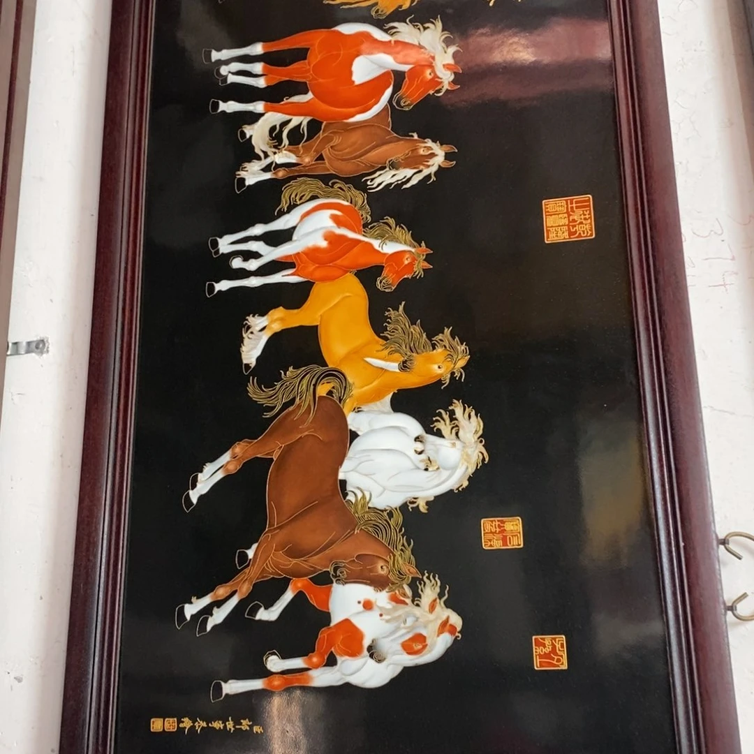 瓷片用****9景德镇瓷板画柴窑烧制