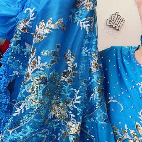 摩登舞交谊舞连衣