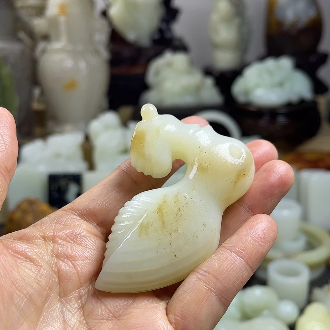 和田玉（糖玉）未镶嵌挂件