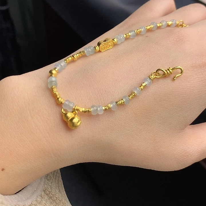 翡翠未镶嵌手链手链