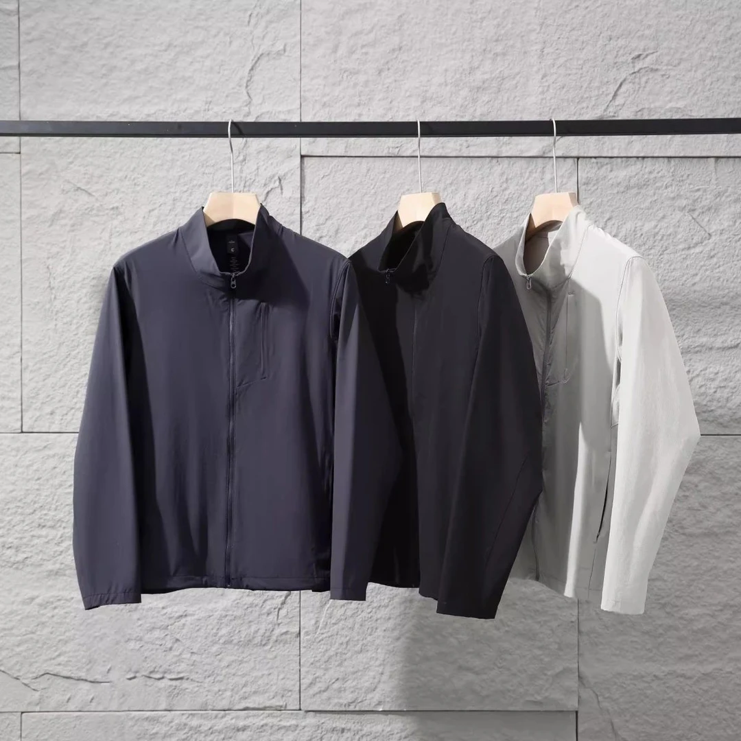 意单正品！高端顶奢!轻奢休闲夹克立领商务上衣户外长袖防晒外套