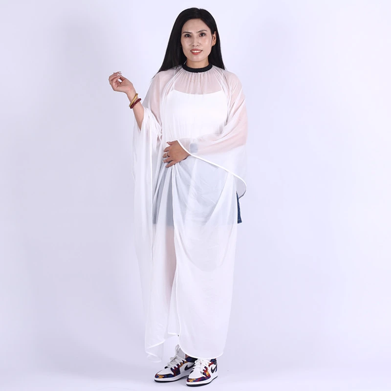 围布发廊专用加大剪发围布防静电不粘发夏季透气冰丝理发围布