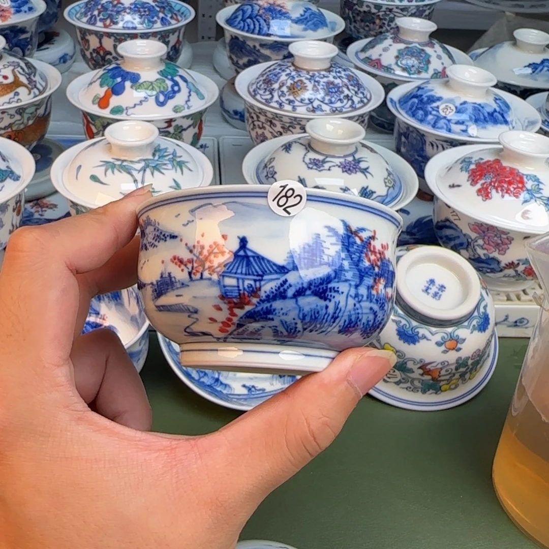 彦祖纯手工手绘茶具182