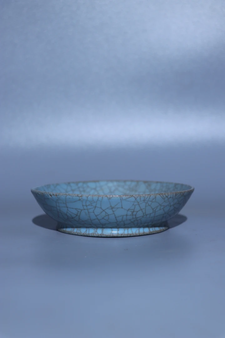 汝窑～天青釉圈足笔洗！