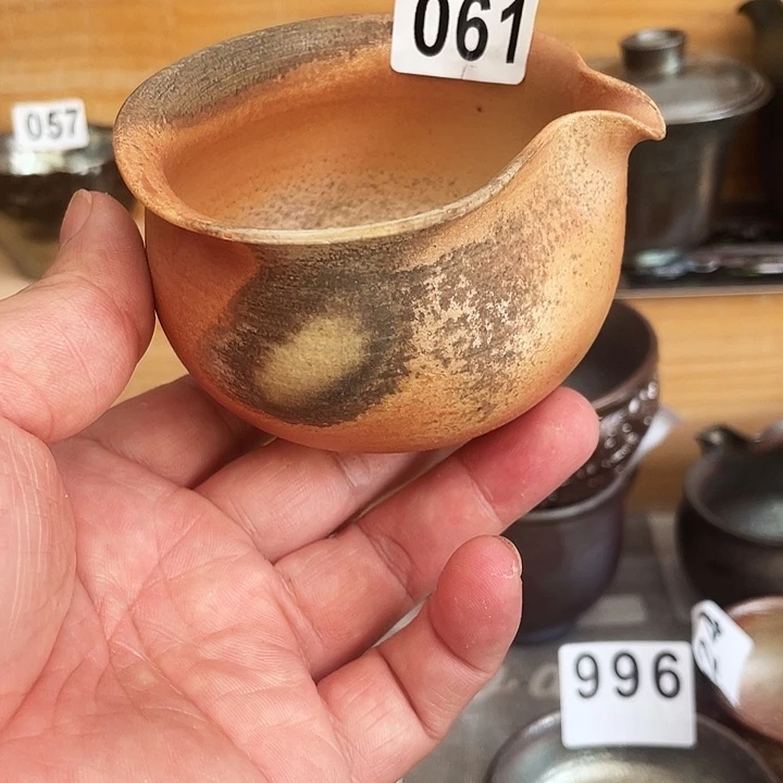 茶杯紫泥柴烧纯手工061