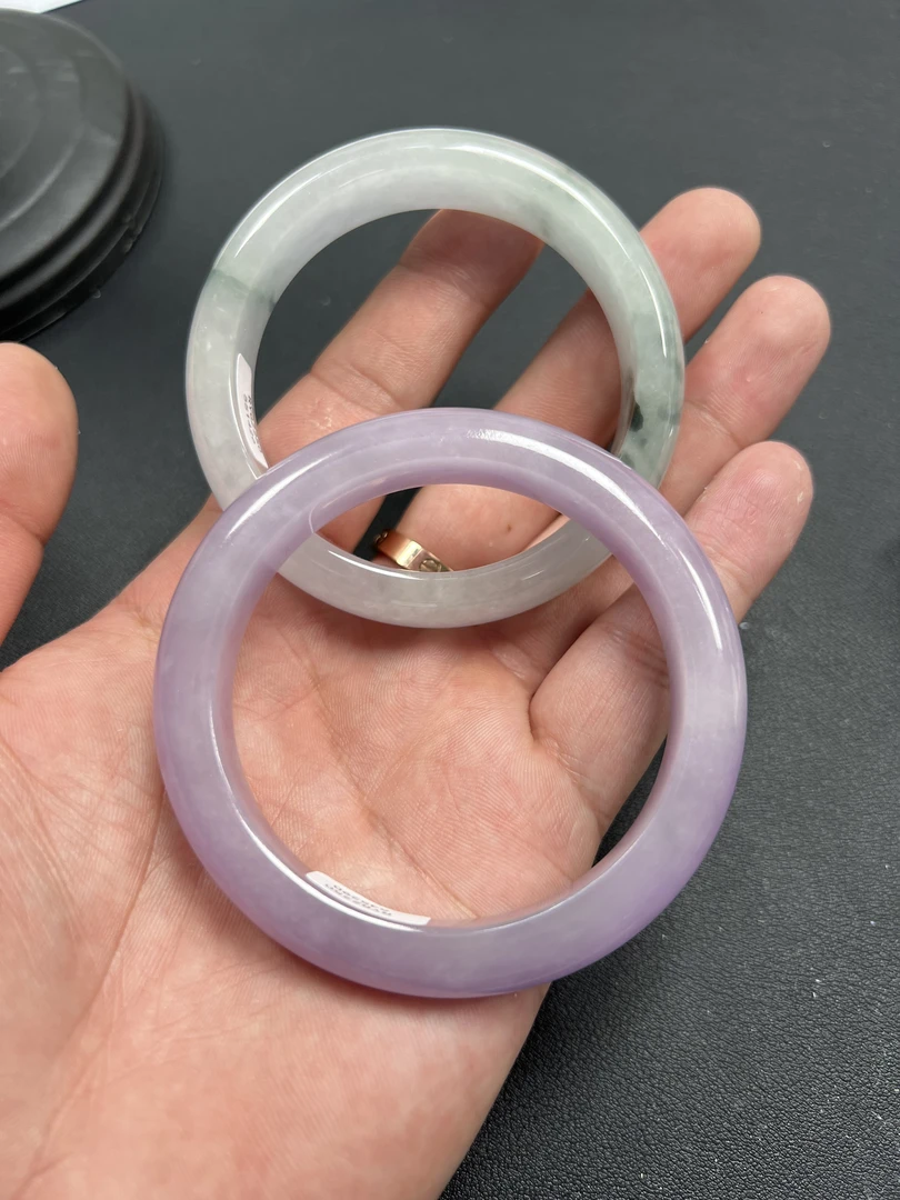 I01冰飘花绿飘花美人镯