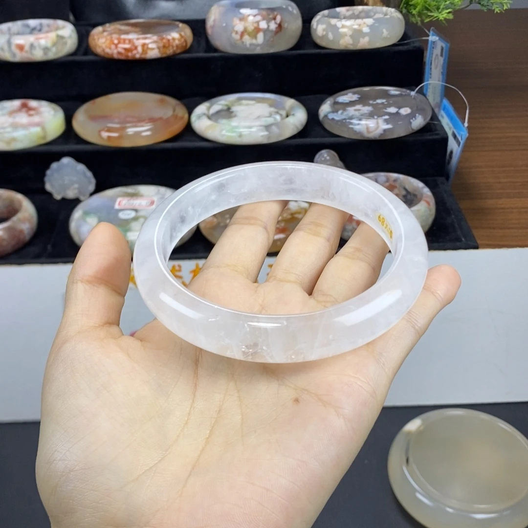 B***I未镶嵌手镯水晶未镶嵌天然水晶宝石