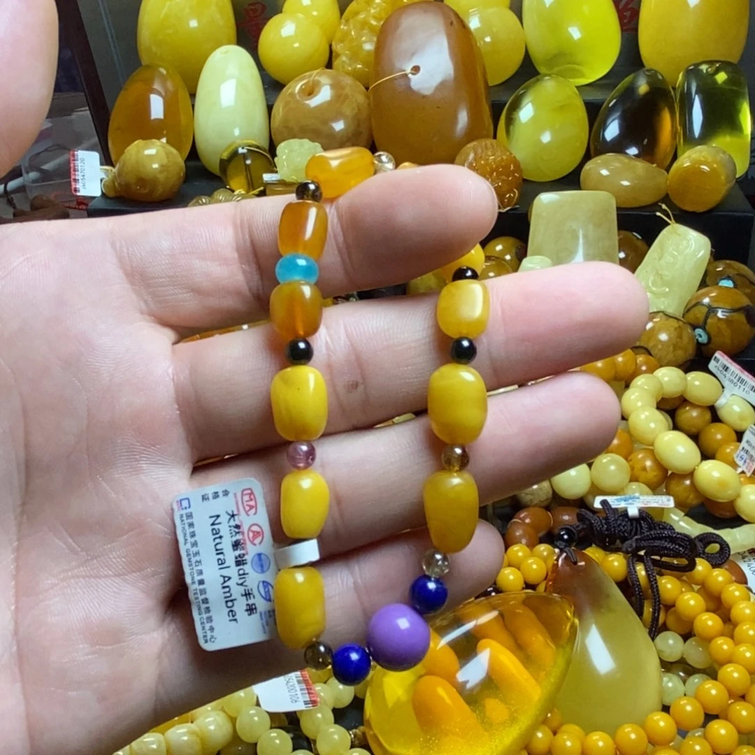 琥珀未镶嵌裸石蜜蜡