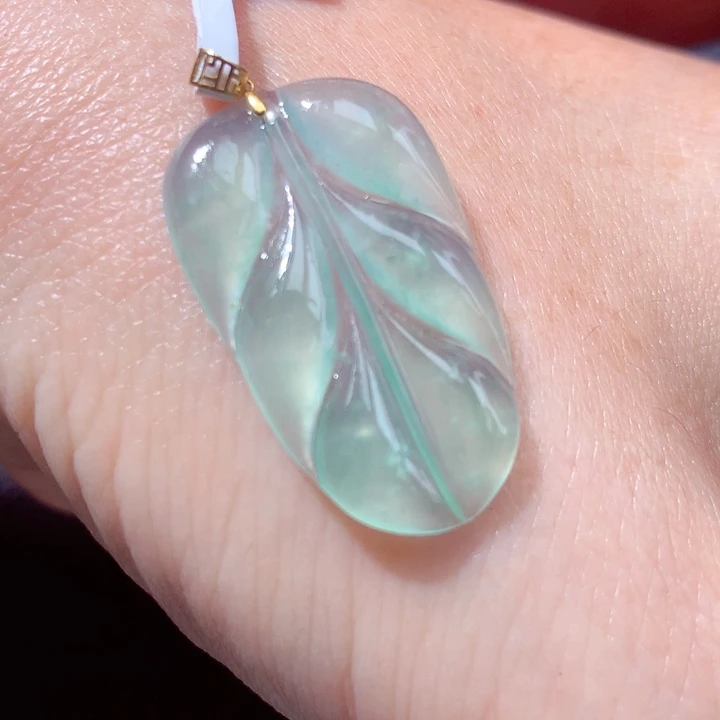 定制翡翠18K金镶嵌翡翠