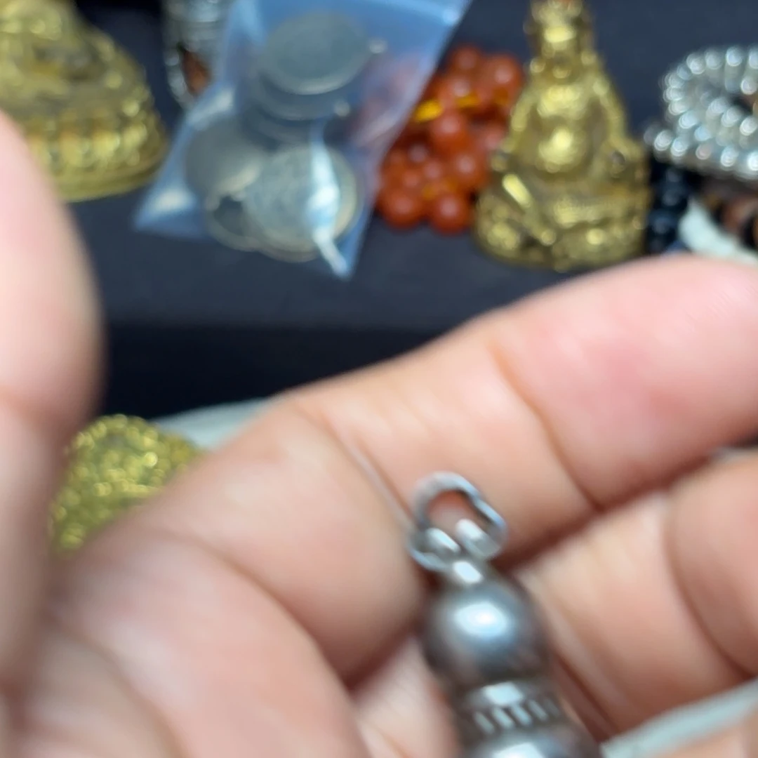 铜星月菩提挂件菩提