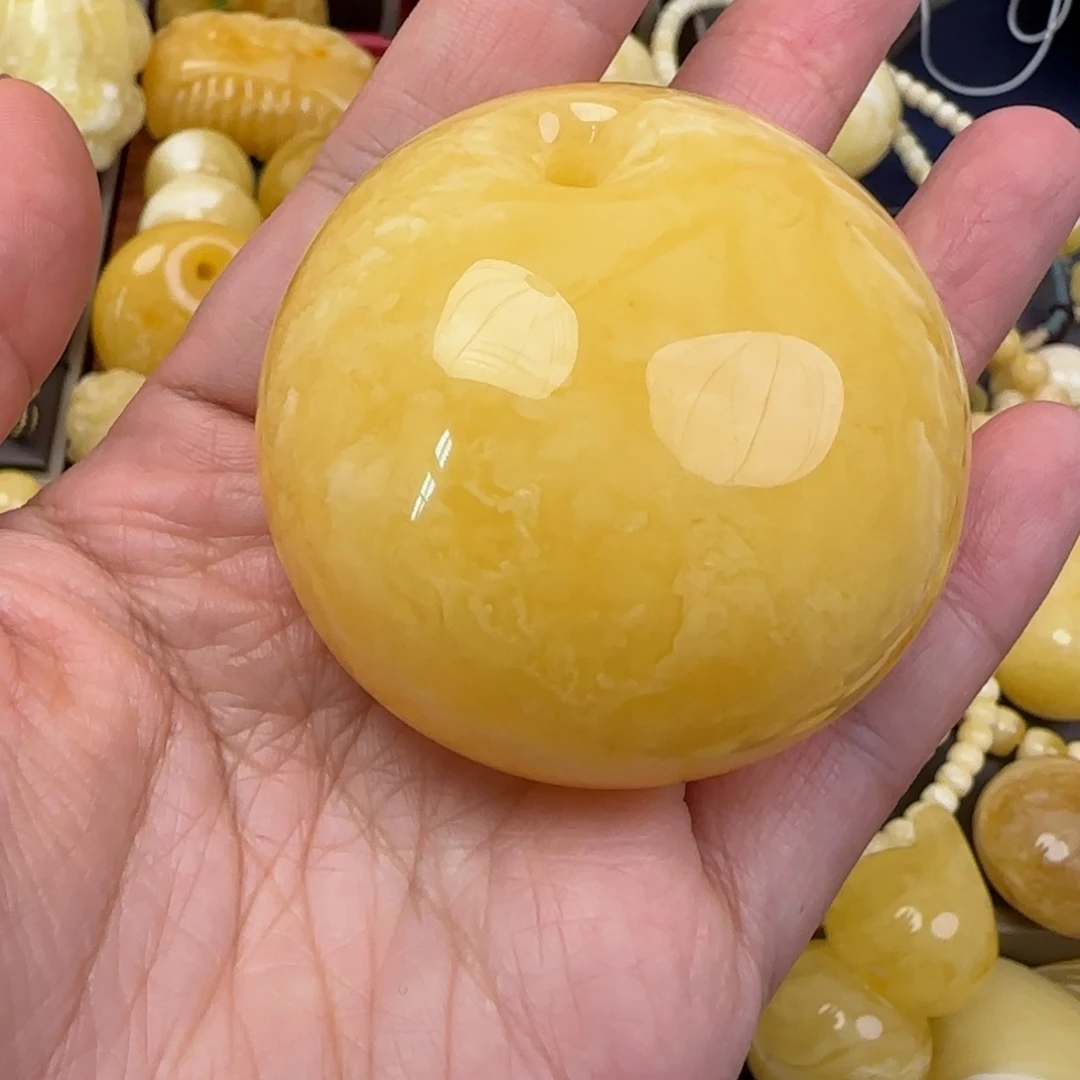 蜜蜡颈饰未镶嵌天然蜜蜡