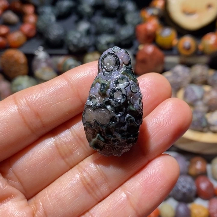 有机玻璃玛瑙原石放漏