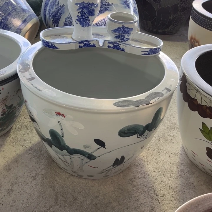 双***计摆件景德镇陶瓷艺术品