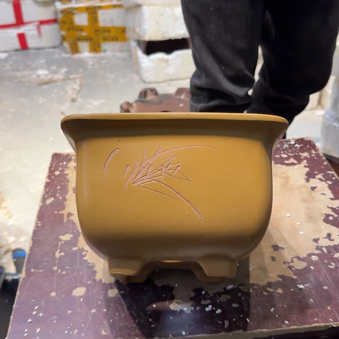 紫砂花盆口径18.13口径