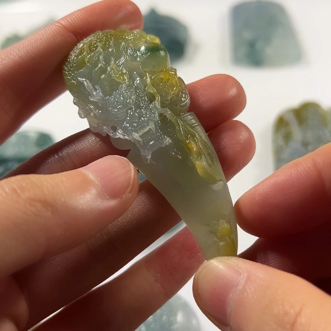 未镶嵌定制翡翠挂件