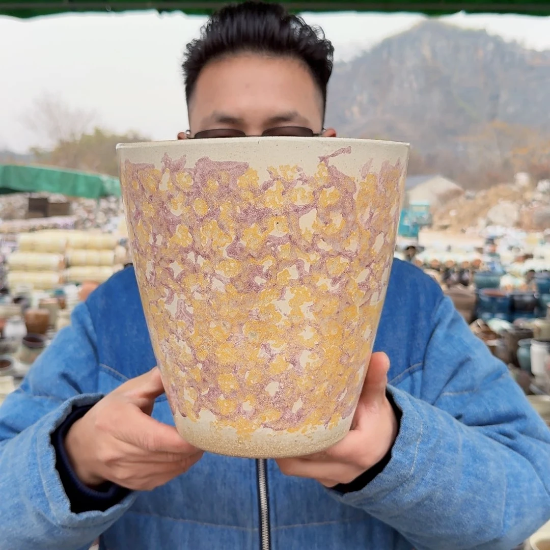 紫砂摆件口21高22（一个紫扁的