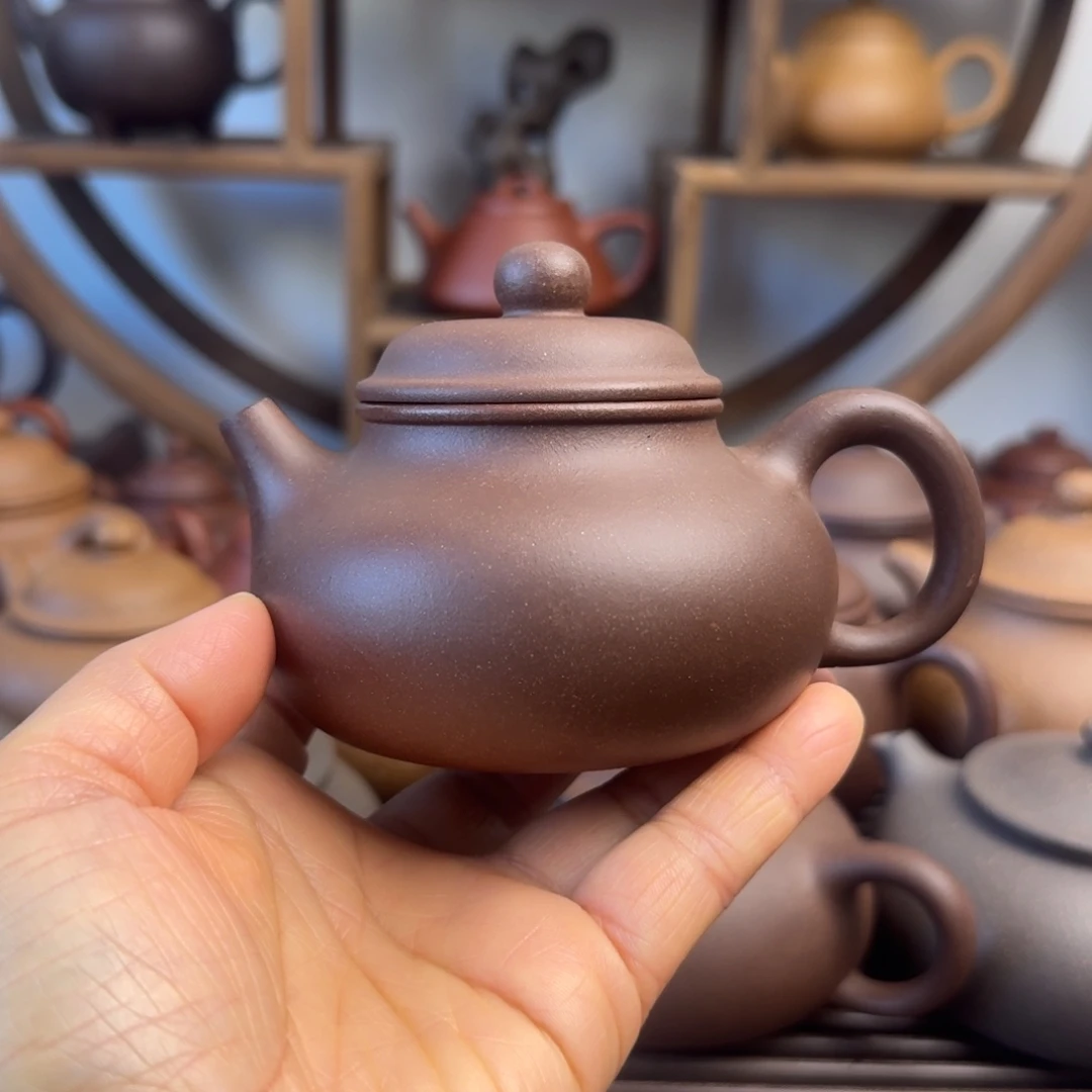紫砂茶壶200cc容天嫩底槽清