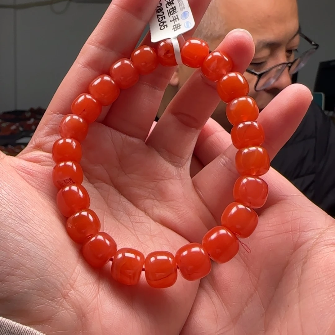 南红玛瑙10mm老型手串未镶嵌多样性发一