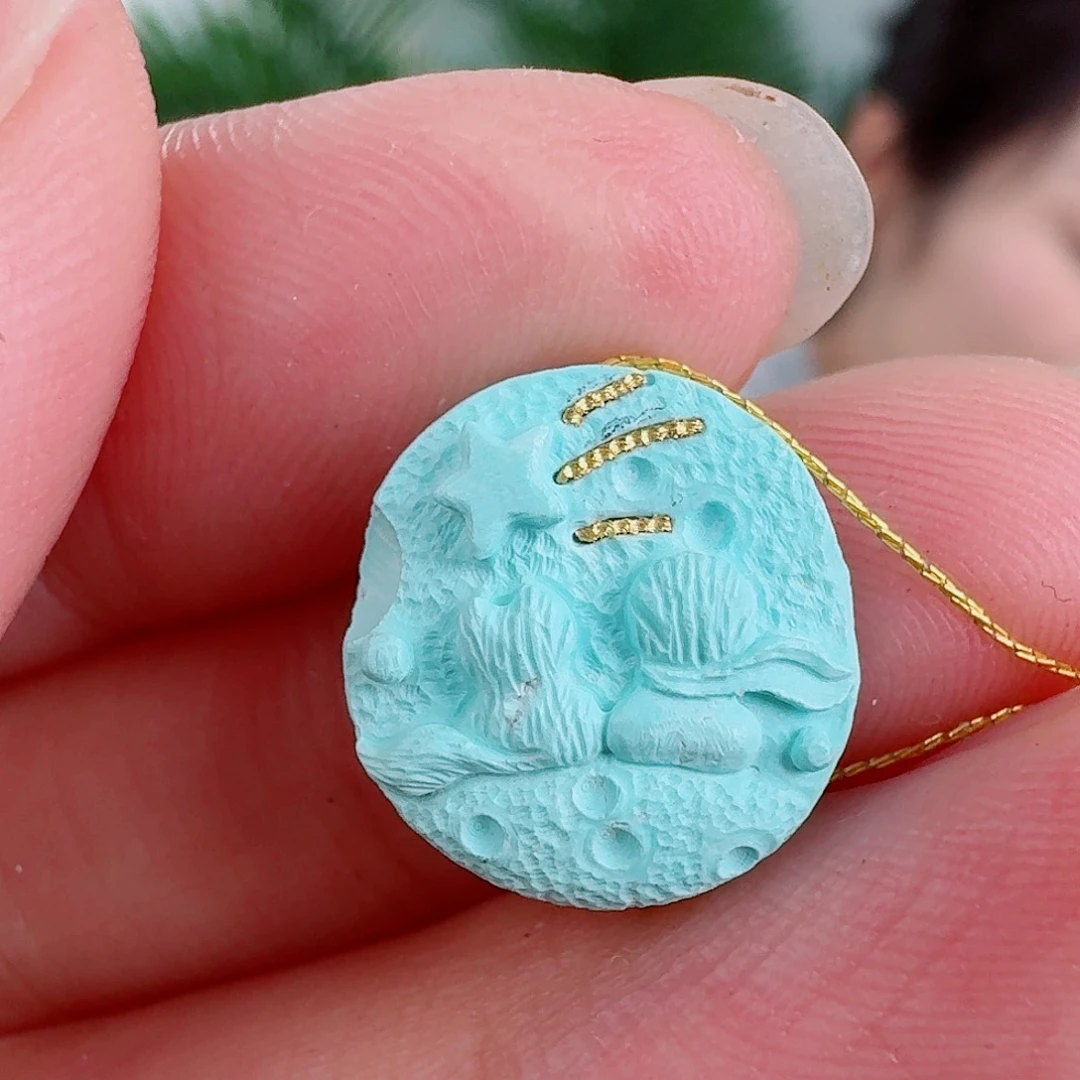 未镶嵌绿松石珠宝奇石