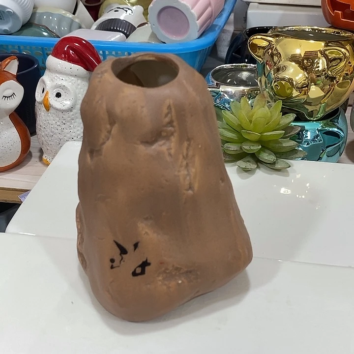 摆件水培陶盆无孔 微瑕介意勿拍