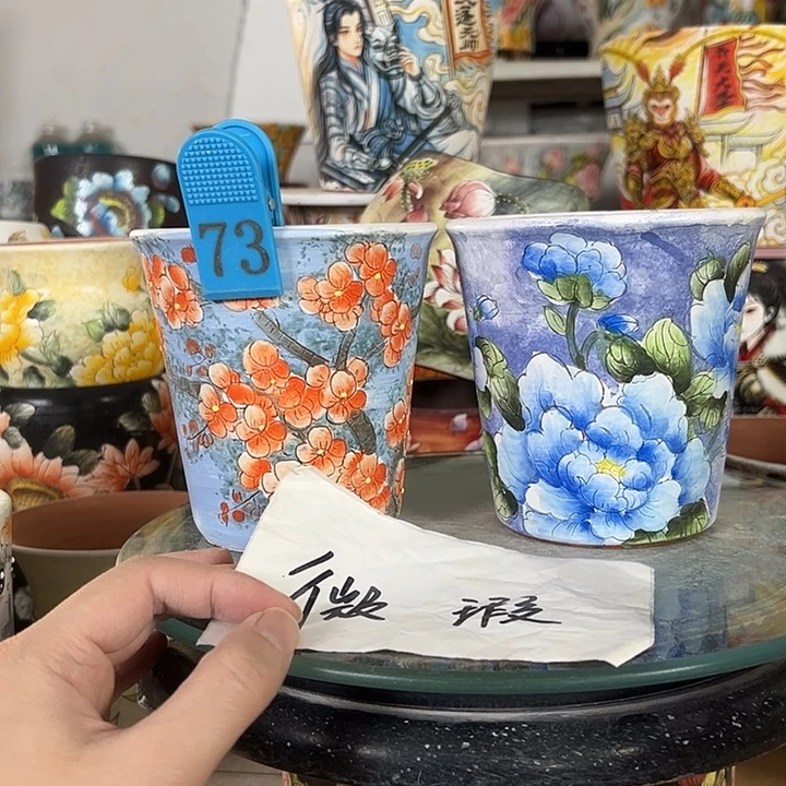 景德镇手绘花盆最高性价比厂家