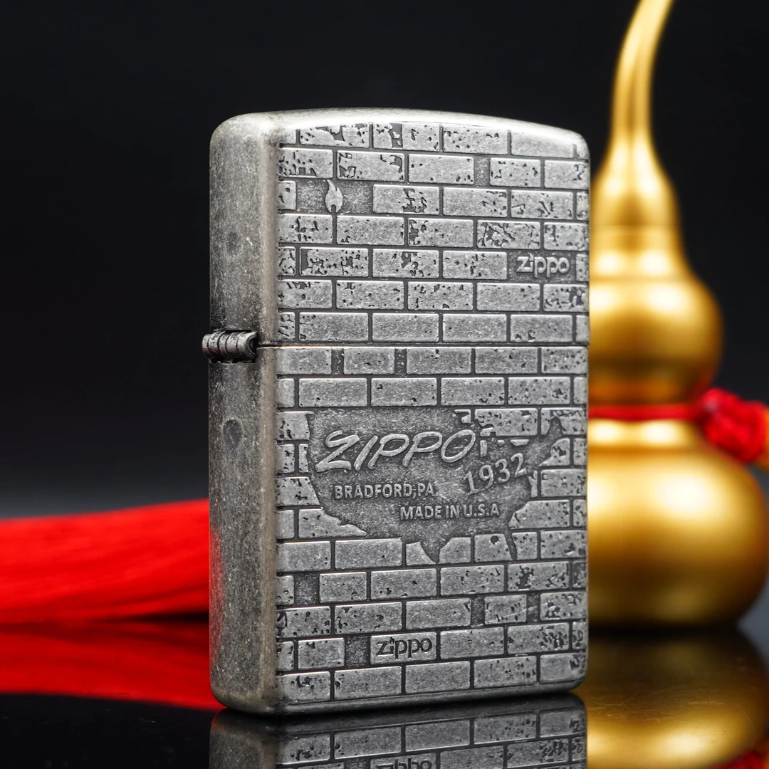 ZIPPO/之宝打火机  战损墙Z标常规古银五面DYJ1
