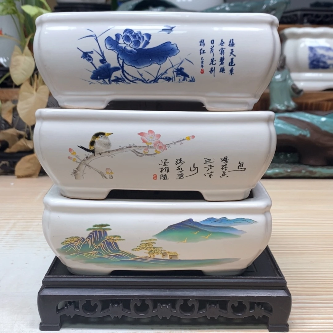 花盆紫砂陶瓷艺术花盆陶瓷