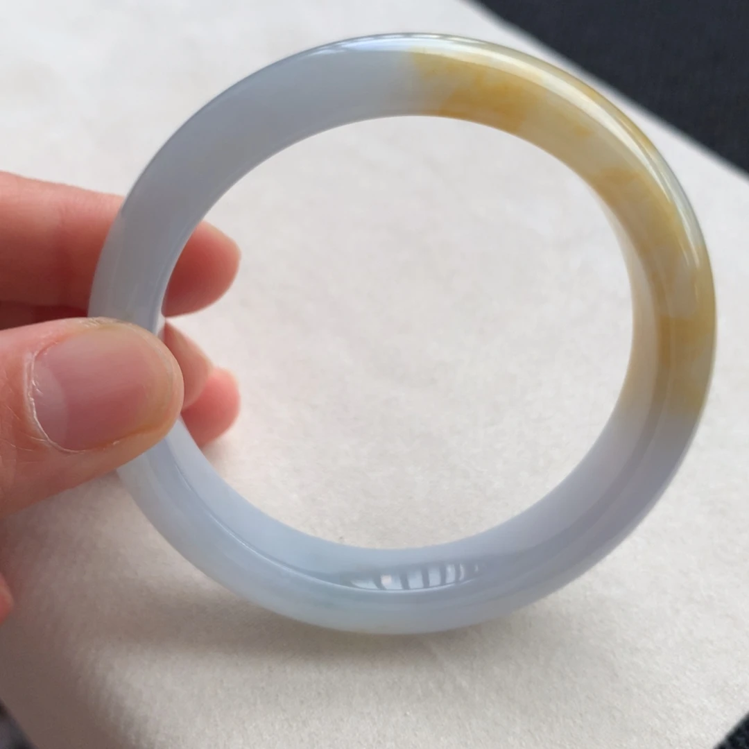 翡翠未镶嵌手镯7号55.2