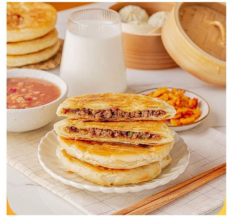 天承牛肉馅饼酥皮牛肉馅饼早餐速食半成品料足酥脆肉汁浓郁tw