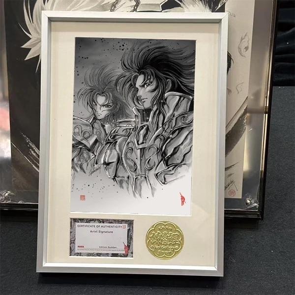 （拍铝框赠复制画）圣斗士致敬系列