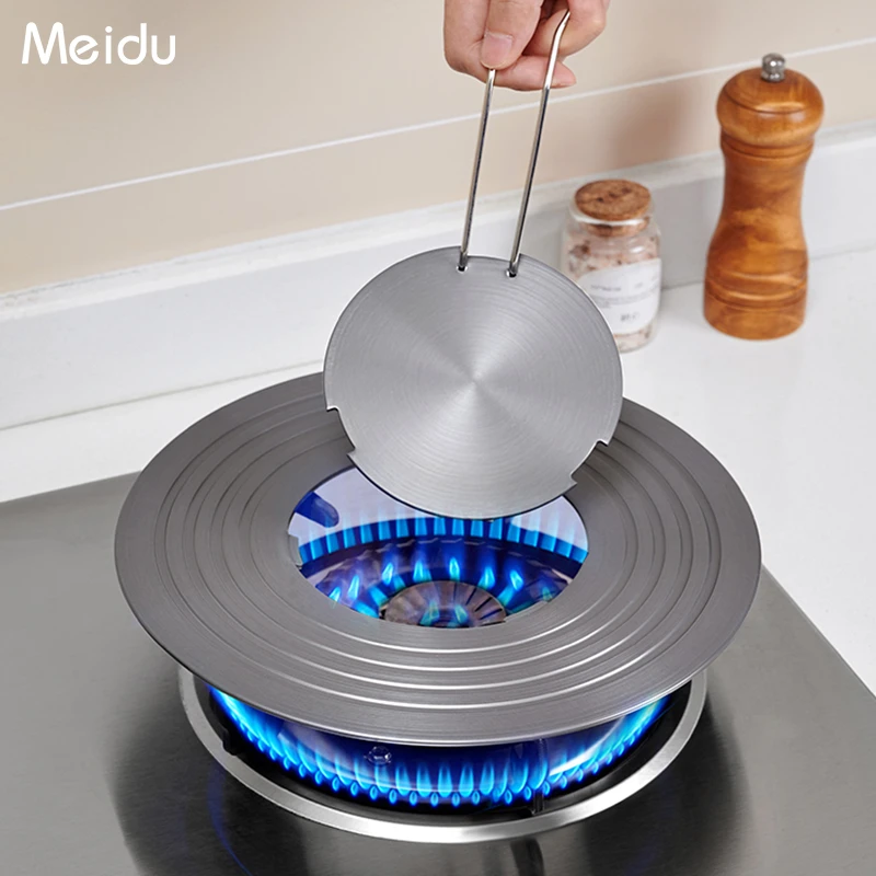 可拆卸导热盘解冻盘家用炉灶防烧黑珐瑯锅导热板锅底隔热