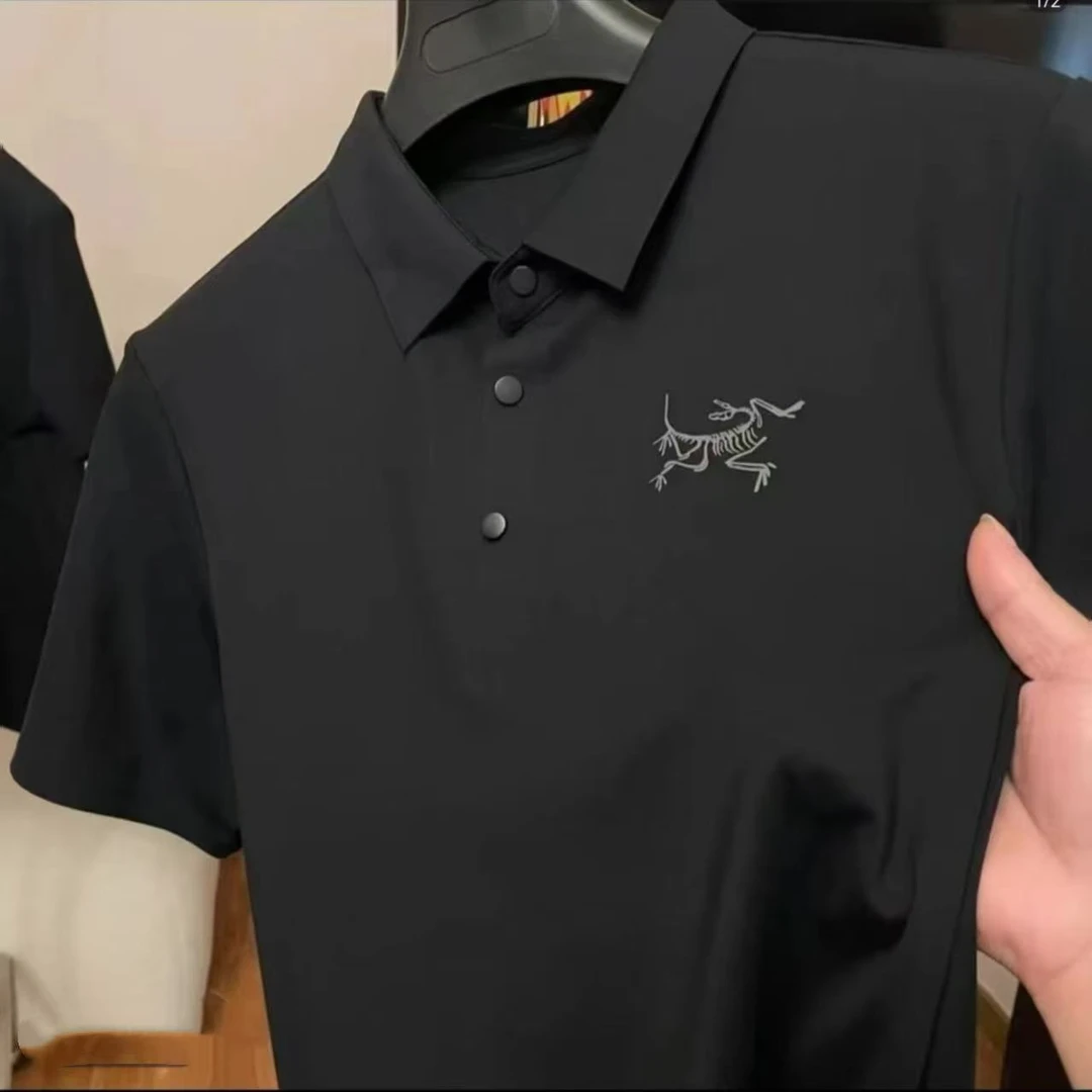 2025年夏季新款时尚潮流百搭[速干刺绣N]半袖凉感透气