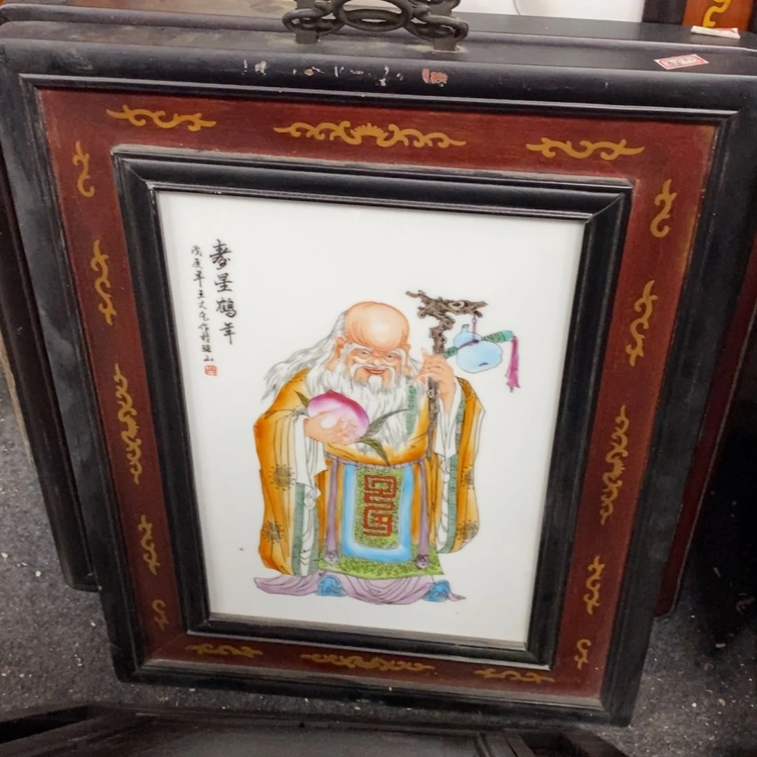 瓷片50*40*1景德镇瓷板画柴窑烧制